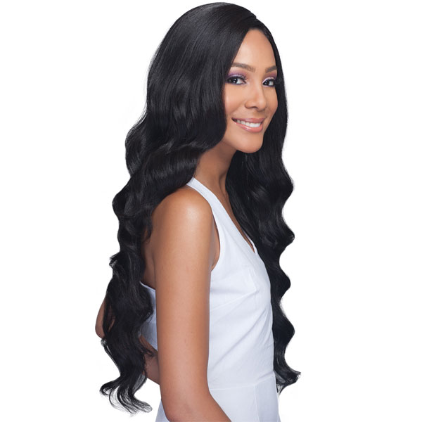 Bobbi Boss Human Hair Blend 4x4 Swiss Lace Front Wig MBLF150 PEKELA