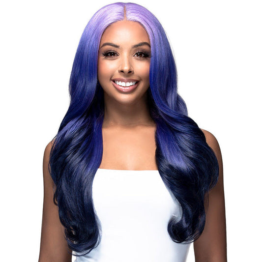 Bobbi Boss Glueless Human Hair Blend 13x4 HD Lace Front Wig - MBLF400 ADRIE - Pre-Plucked