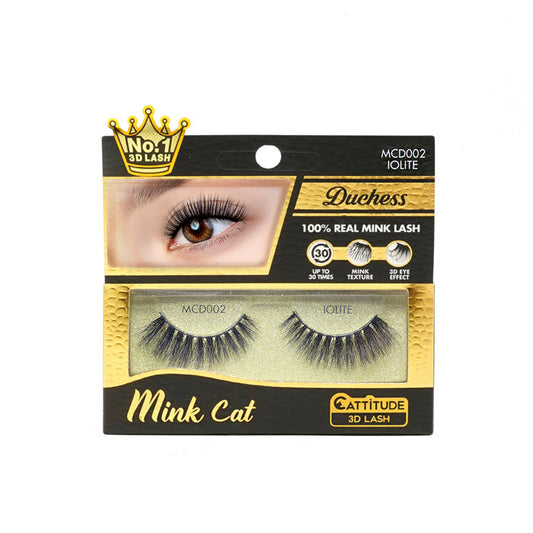 Ebin Duchess Mink Cat 100% Real Mink 3D Lash - LOLITE MCD002