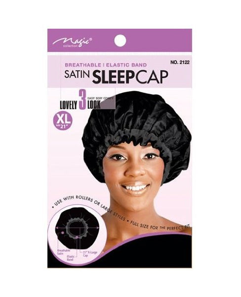 Magic SATIN SLEEP CAP- 21" X-Large