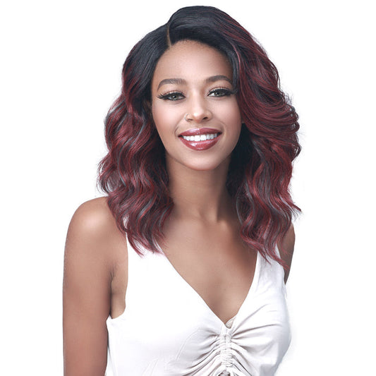 Bobbi Boss Premium Synthetic Lace Front Wig 4.5' Deep Lace Part MLF487 HENNA