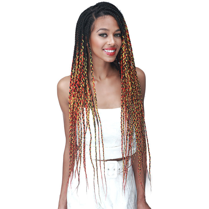 Bobbi Boss 13X5 Lace Front Wig - MLF623 KNOTLESS BOX BRAID 30"