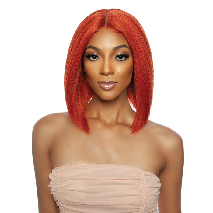 Mane Concept Melanin Queen Human Hair Blend HD Clear Lace Front Wig - MLHC201 NOVA