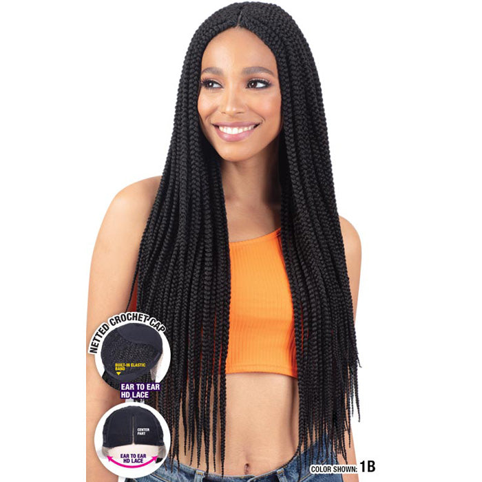 Model Model Klio HD Braided Lace Front Wig - LONG BOX BRAIDS