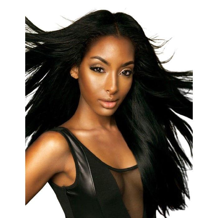 Mane Concept Melanin Queen 100% Human Hair Weave - YAKY STRAIGHT 10-18"