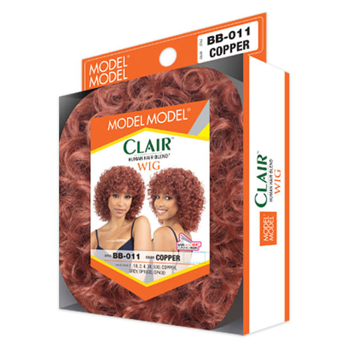 Model Model Clair Human Hair Blend Full Wig - BB-011