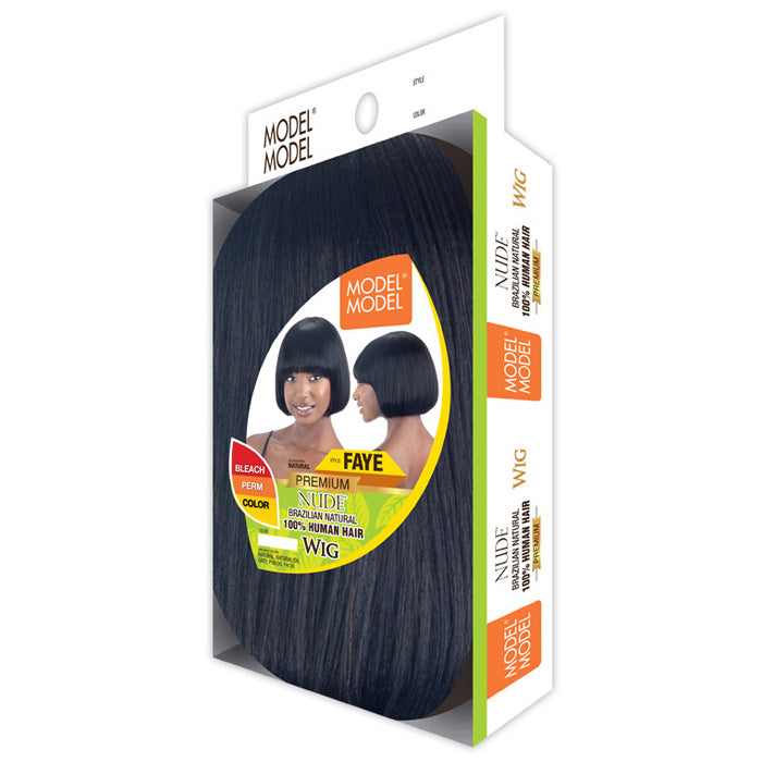 Model Model Premium Nude Brazilian Natural 100% Human Hair Full Wig - FAYE
