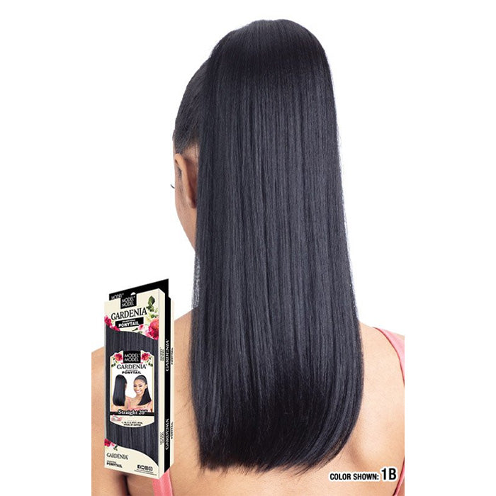 Model Model Gardenia Drawstring Ponytail - STRAIGHT 20"