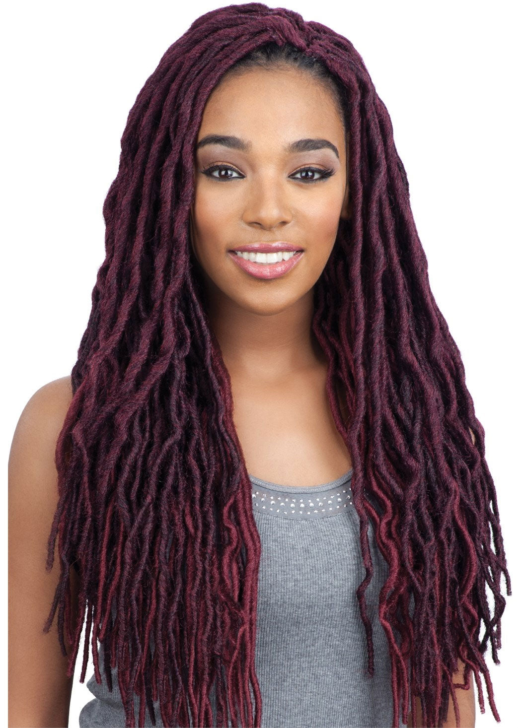 Model Model Glance Braid 2X Lite SOFT WAVY FAUX LOC 18 Inch