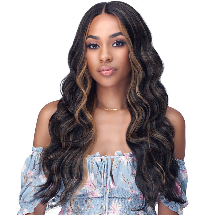 Bobbi Boss Miss Origin Premium Human Hair Blend 5" HD Lace Front Wig - MOGL 100 MINA