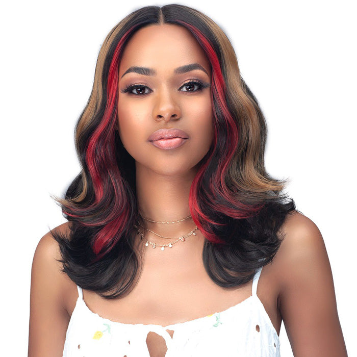 Bobbi Boss Miss Origin Premium Human Hair Blend 5" HD Lace Front Wig - MOGL101 LIV