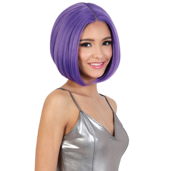 Motown Tress Glam Touch Lace Glueless Human Hair Blend HD Deep Part Lace Front Wig - HBL GISEL