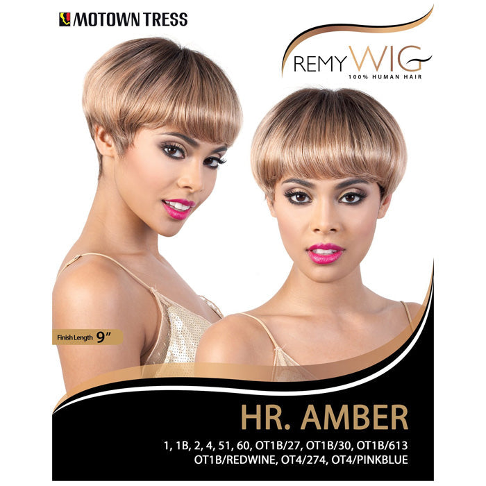 Motown Tress 100% Remy Human Hair Wig - HR.AMBER