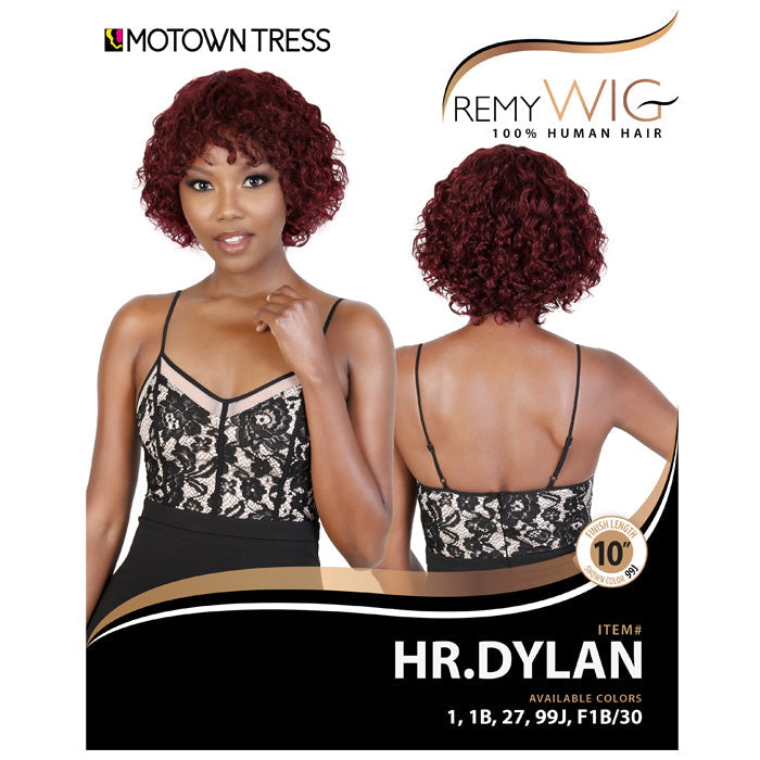 Motown Tress Remy Wig 100% Human Hair Full Wig - HR.DYLAN