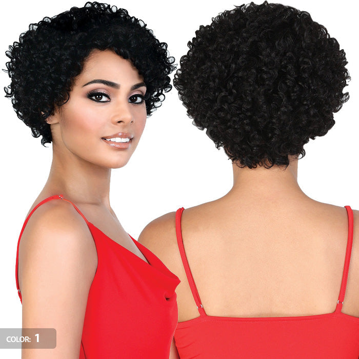 Motown Tress Silver Gray Hair Human Hair Wig SH FIT