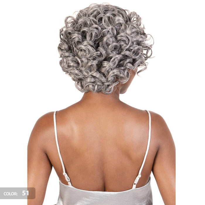 Motown Tress Silver Gray Hair Collection Glueless HD Lace Part Wig - SVLP.WYNT