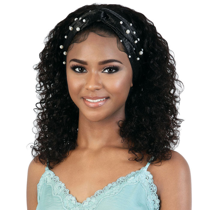 Motown Tress 100% Persian Virgin Remy Human Hair Headband Wig - HPR BAND88