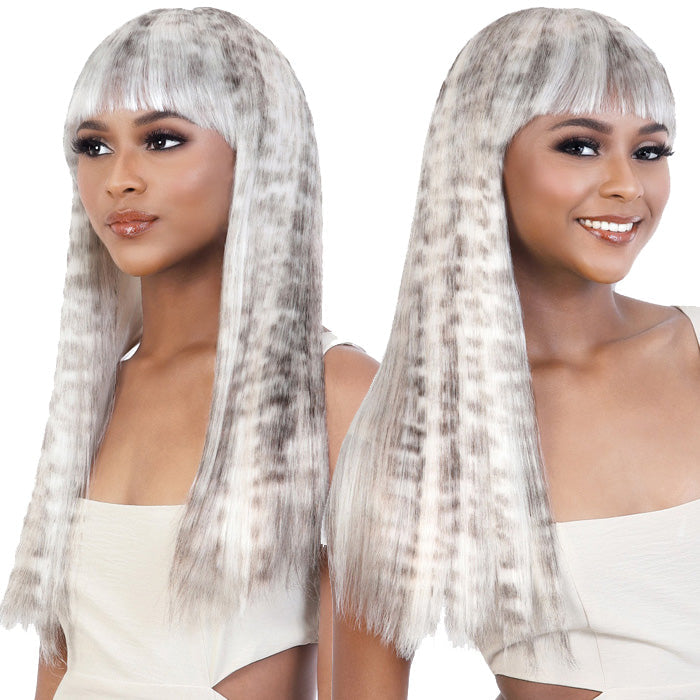 Motown Tress Day Glow Wig Print Full Wig - CHEETAH 24"