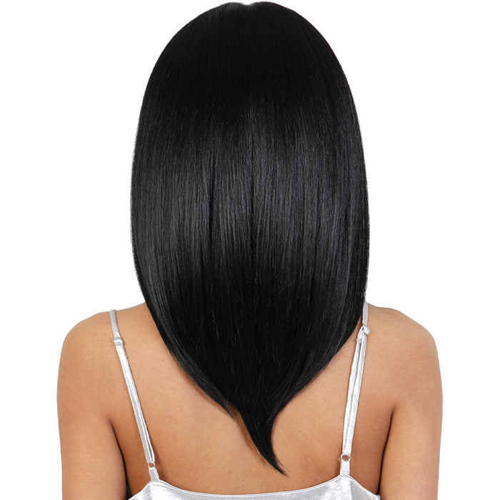 Motown Tress Glam Touch Human Hair Blend Glueless HD Deep Part Lace Wig - HBL FANCY