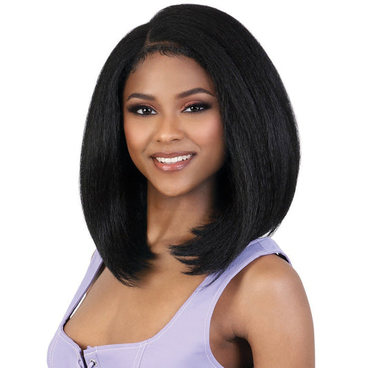 Motown Tress Glam Touch Lace Glueless Human Hair Blend HD 13x4 Lace Front Wig- HBL 134ZOA