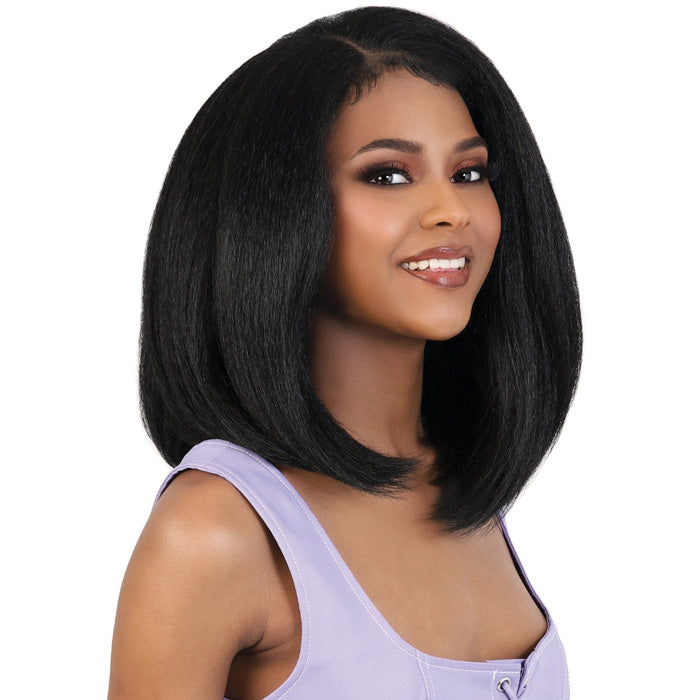 Motown Tress Glam Touch Lace Glueless Human Hair Blend HD 13x4 Lace Front Wig- HBL 134ZOA
