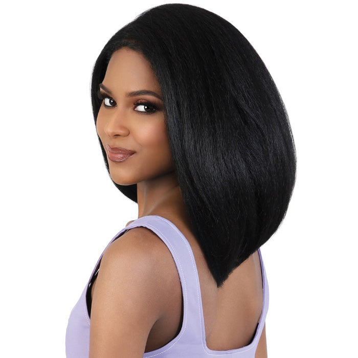 Motown Tress Glam Touch Lace Glueless Human Hair Blend HD 13x4 Lace Front Wig- HBL 134ZOA