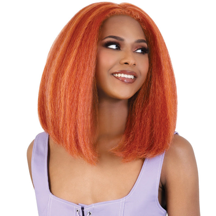 Motown Tress Glam Touch Lace Glueless Human Hair Blend HD 13x4 Lace Front Wig- HBL 134ZOA