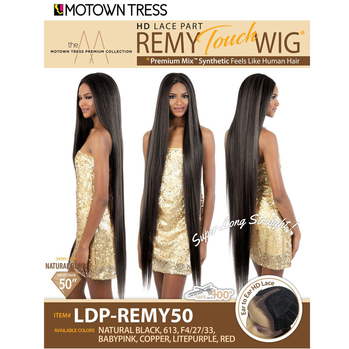 Motown Tress Remy Touch Wig HD Lace Deep Part Wig - LDP-REMY 50"