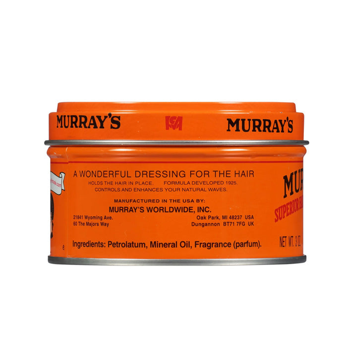 Murray's Hair Dressing Pomade-Regular 3 oz