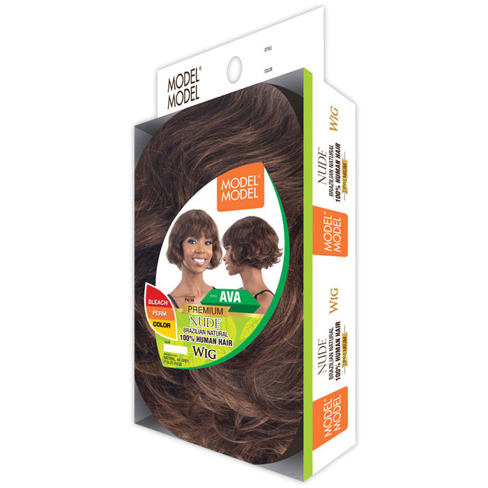 Model Model Nude Premium Brazilian Natural 100% Human Hair Wig - AVA