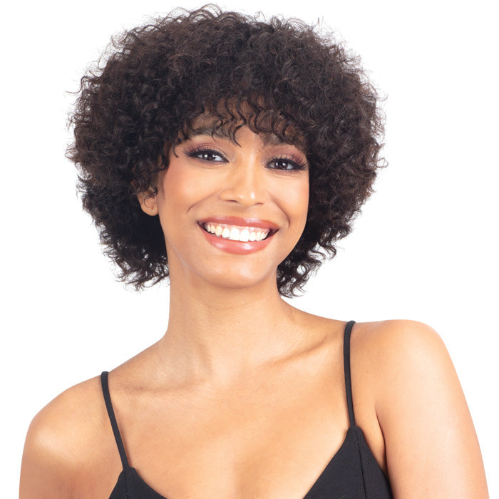 Model Model Nude Brazilian Natural 100% Human Hair Full Wig - TESSIE