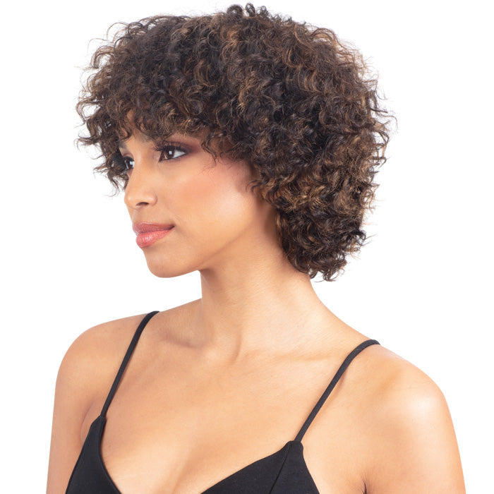 Model Model Nude Brazilian Natural 100% Human Hair Full Wig - TESSIE