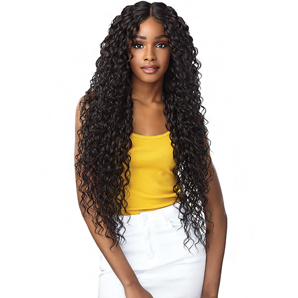 Sensationnel Synthetic Empress Center Deep Part Lace Front Edge Wig - NAYANA