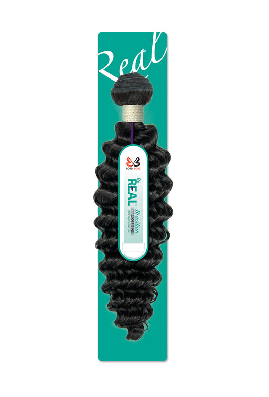 Bobbi Boss Be Real Brazilian Unprocessed Virgin Human Hair NEW DEEP 10"-22"