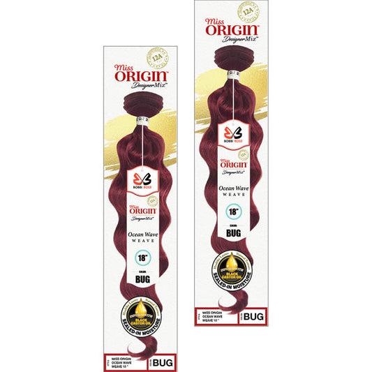 Bobbi Boss Miss Origin Human Hair Blend Weave - OCEAN WAVE 18/24/30"