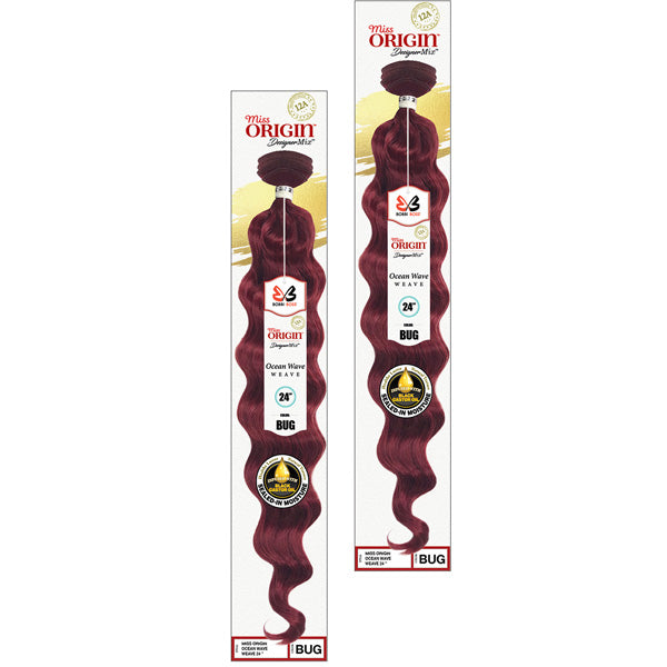 Bobbi Boss Miss Origin Human Hair Blend Weave - OCEAN WAVE 18/24/30"