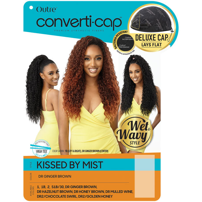 Outre Converti Cap Wet and Wavy Half Wig - KISSED BY MIST