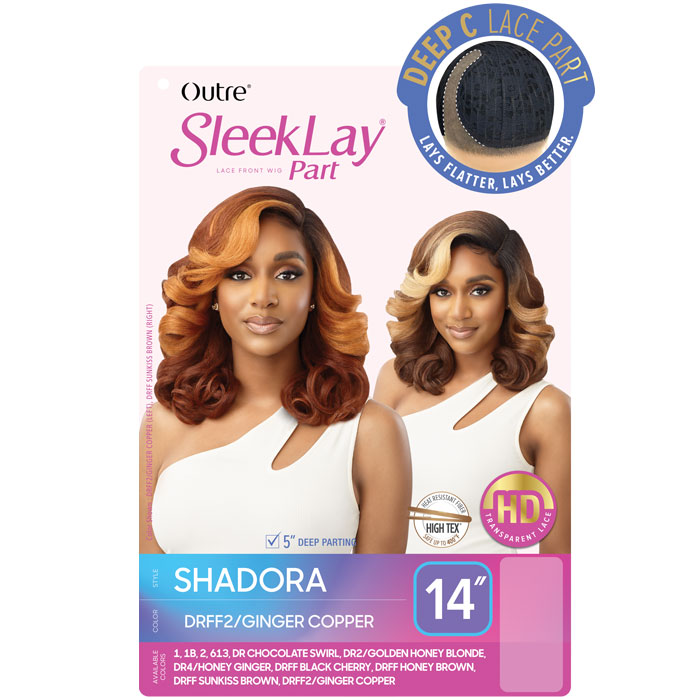 Outre SleekLay Deep C-Part HD Lace Front Wig - SHADORA