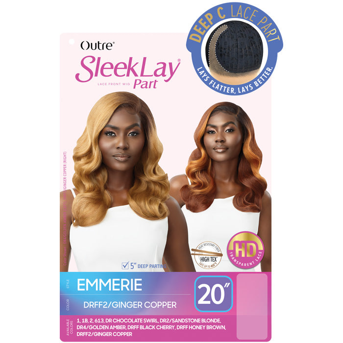 Outre SleekLay Deep C-Part HD Lace Front Wig - EMMERIE