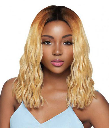 Outre Blunt Cut Curly Swiss Lace I-Parting Lace Front Wig SHAWNI