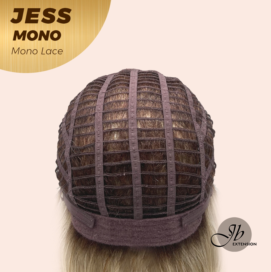 [PRE-ORDER] JBEXTENSION JESS MONO Monofilament Handmade Wig 6X5 Full Monofilament Hand Tied Top Wig 10 Inches Blonde Mono Lace Wig With Anti-slip Silicone Strips Glueless Wig JESS MONO【BENDY EAR TABS】