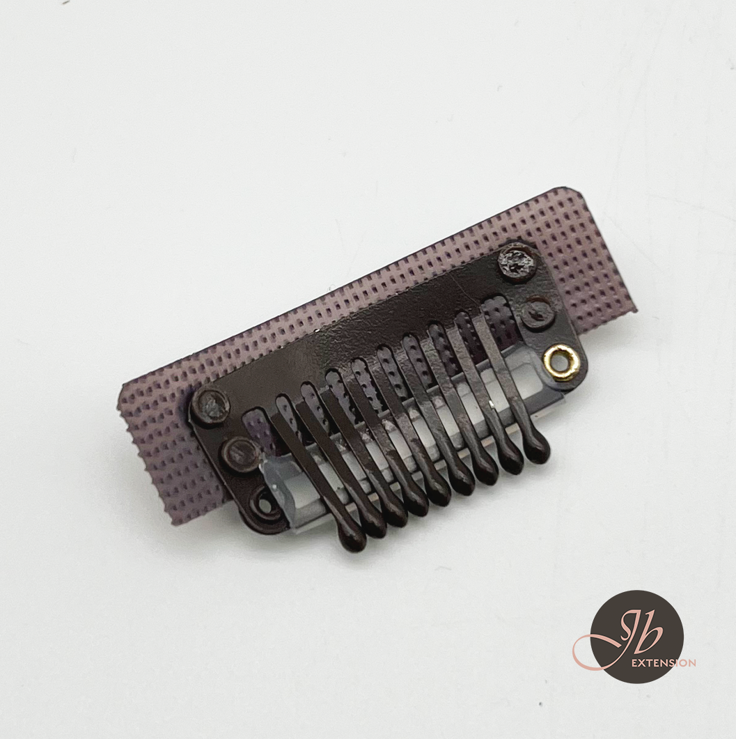 JBEXTENSION 5 Pcs 9-teeth Hair Extension Adjustable Smart Clips Hair Extension Wigs Reusable Snap Clips Comb Small Snap Wig Accessories for Women Wigs Smart Clips 5 Pcs