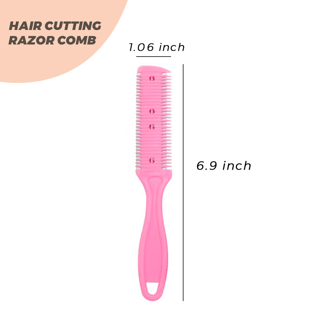 JBextension Trimmer Comb Hair Cutting Razor Comb Double Edge WIG Thinning Comb