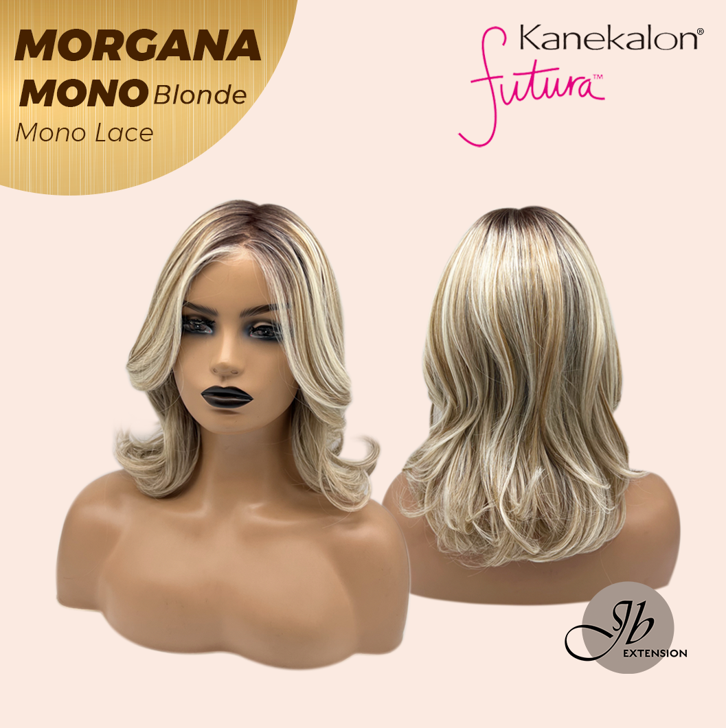 JBEXTENSION MORGANA MONO Monofilament Handmade Wig 6X5 Full Monofilament Hand Tied Top Wig 13 Inches Blonde Mono Lace Wig With Anti-slip Silicone Strips Glueless Wig MORGANA MONO LONDE【BENDY EAR TABS】