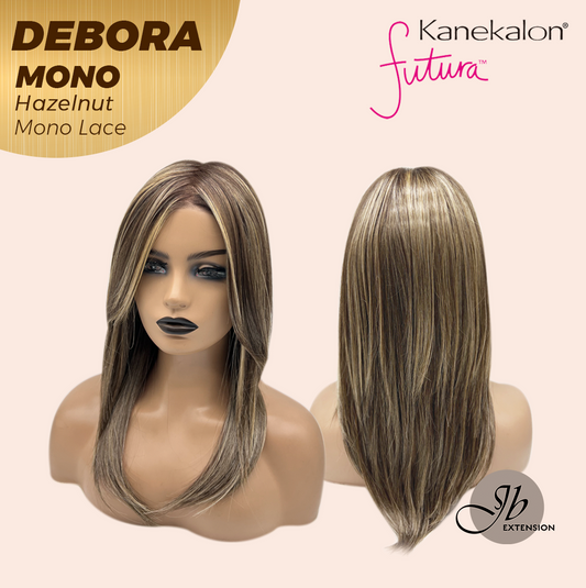 [PRE-ORDER] JBEXTENSION DEBORA MONO Monofilament Handmade Wig 6X5 Full Monofilament Hand Tied Top Wig 20 Inches Hazelnut Mono Lace Wig With Anti-slip Silicone Strips Glueless Wig DEBORA MONO HAZELNUT【BENDY EAR TABS】