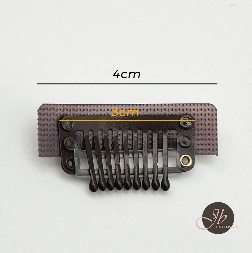 JBEXTENSION 5 Pcs 9-teeth Hair Extension Adjustable Smart Clips Hair Extension Wigs Reusable Snap Clips Comb Small Snap Wig Accessories for Women Wigs Smart Clips 5 Pcs