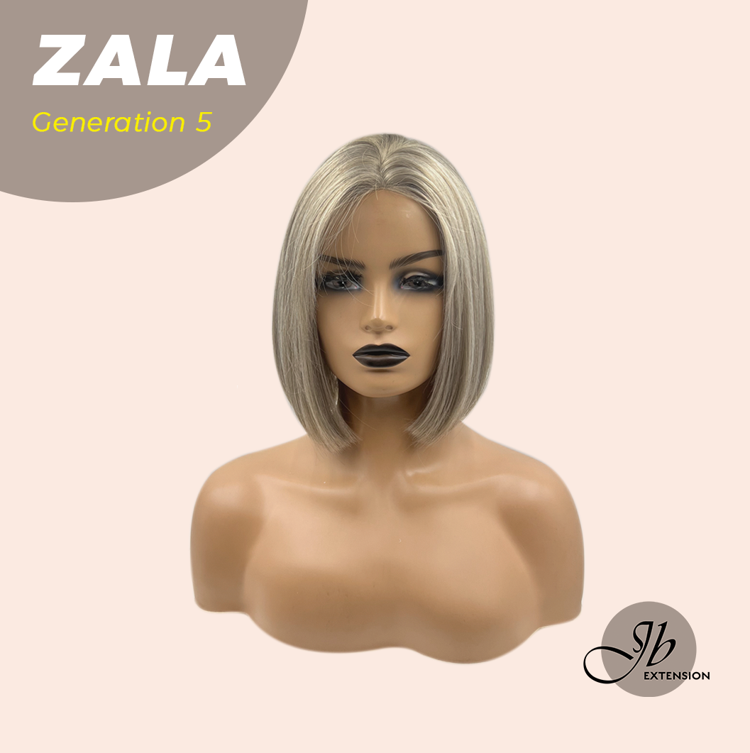 JBEXTENSION GENERATION FIVE 12 Inches Bob Cut Dark Grey Wig ZALA G5