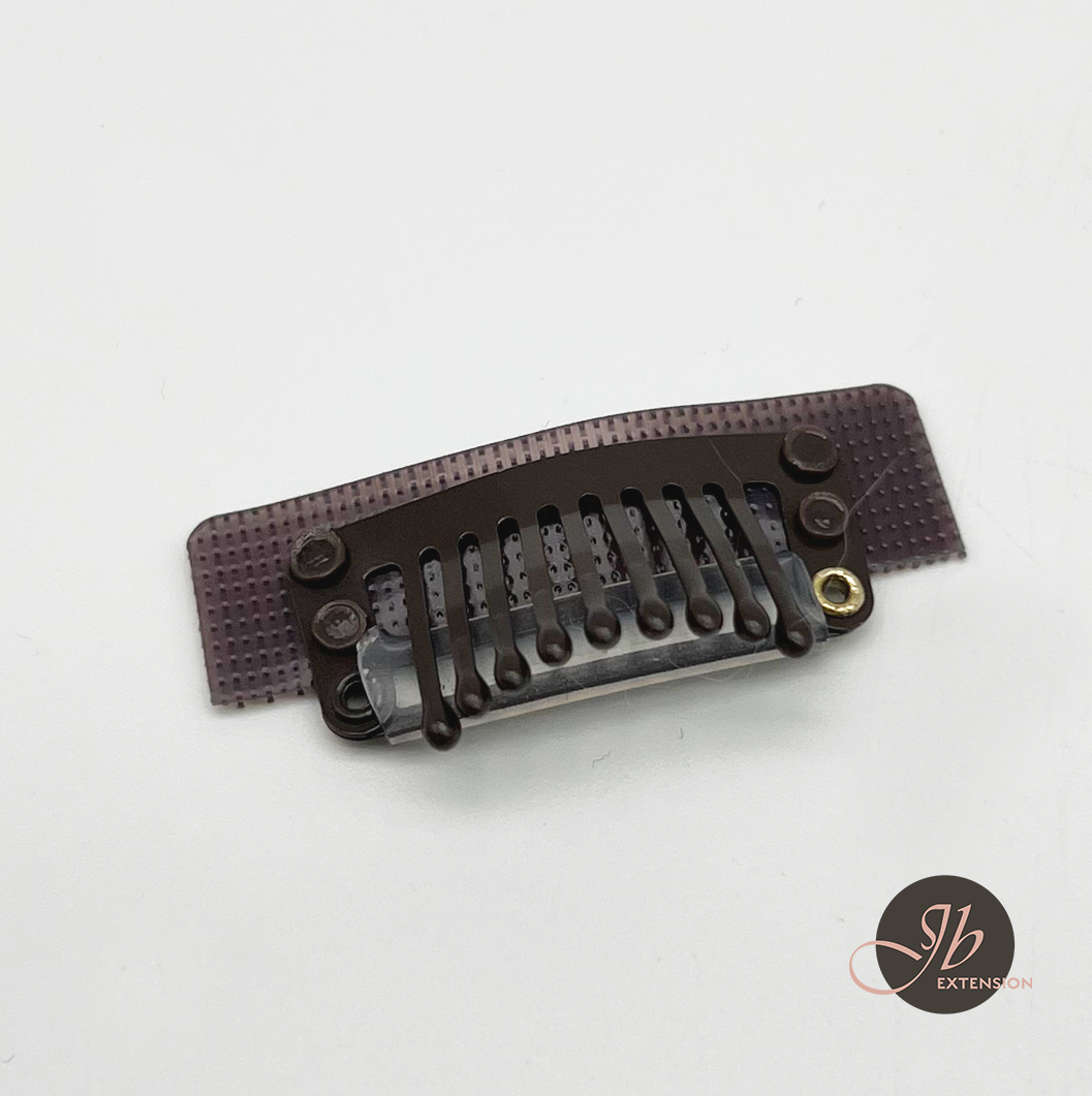 JBEXTENSION 5 Pcs 9-teeth Hair Extension Adjustable Smart Clips Hair Extension Wigs Reusable Snap Clips Comb Small Snap Wig Accessories for Women Wigs Smart Clips 5 Pcs