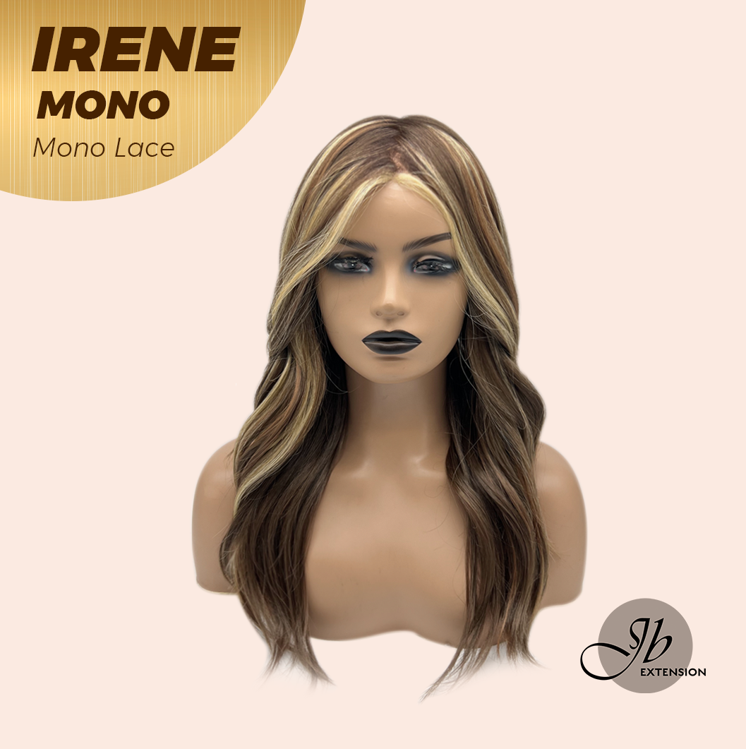 [PRE-ORDER] JBEXTENSION IRENE MONO Monofilament Handmade Wig 6X5 Full Monofilament Hand Tied Top Wig 19 Inches Hazelnut Curly Mono Lace Wig With Anti-slip Silicone Strips Glueless Wig IRENE MONO【BENDY EAR TABS】