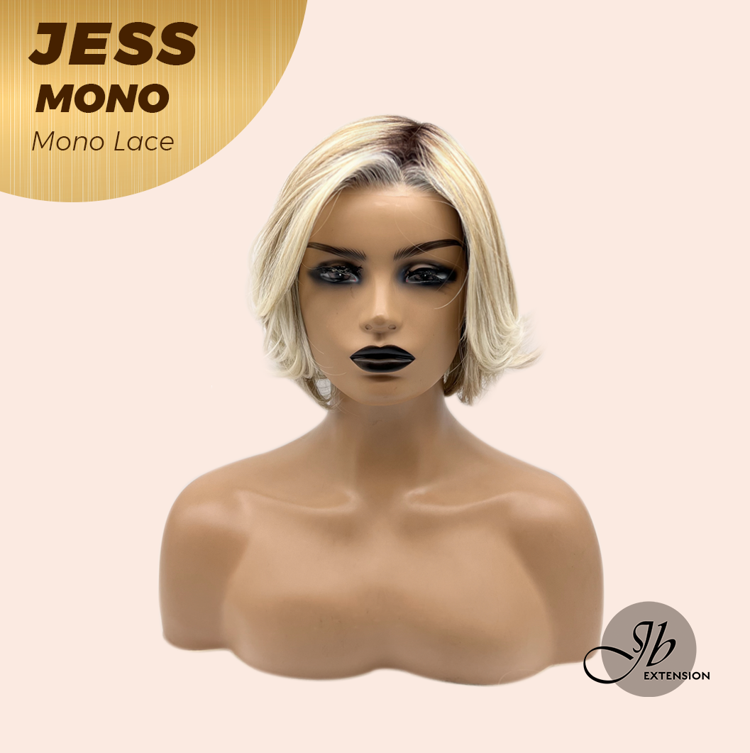 [PRE-ORDER] JBEXTENSION JESS MONO Monofilament Handmade Wig 6X5 Full Monofilament Hand Tied Top Wig 10 Inches Blonde Mono Lace Wig With Anti-slip Silicone Strips Glueless Wig JESS MONO【BENDY EAR TABS】